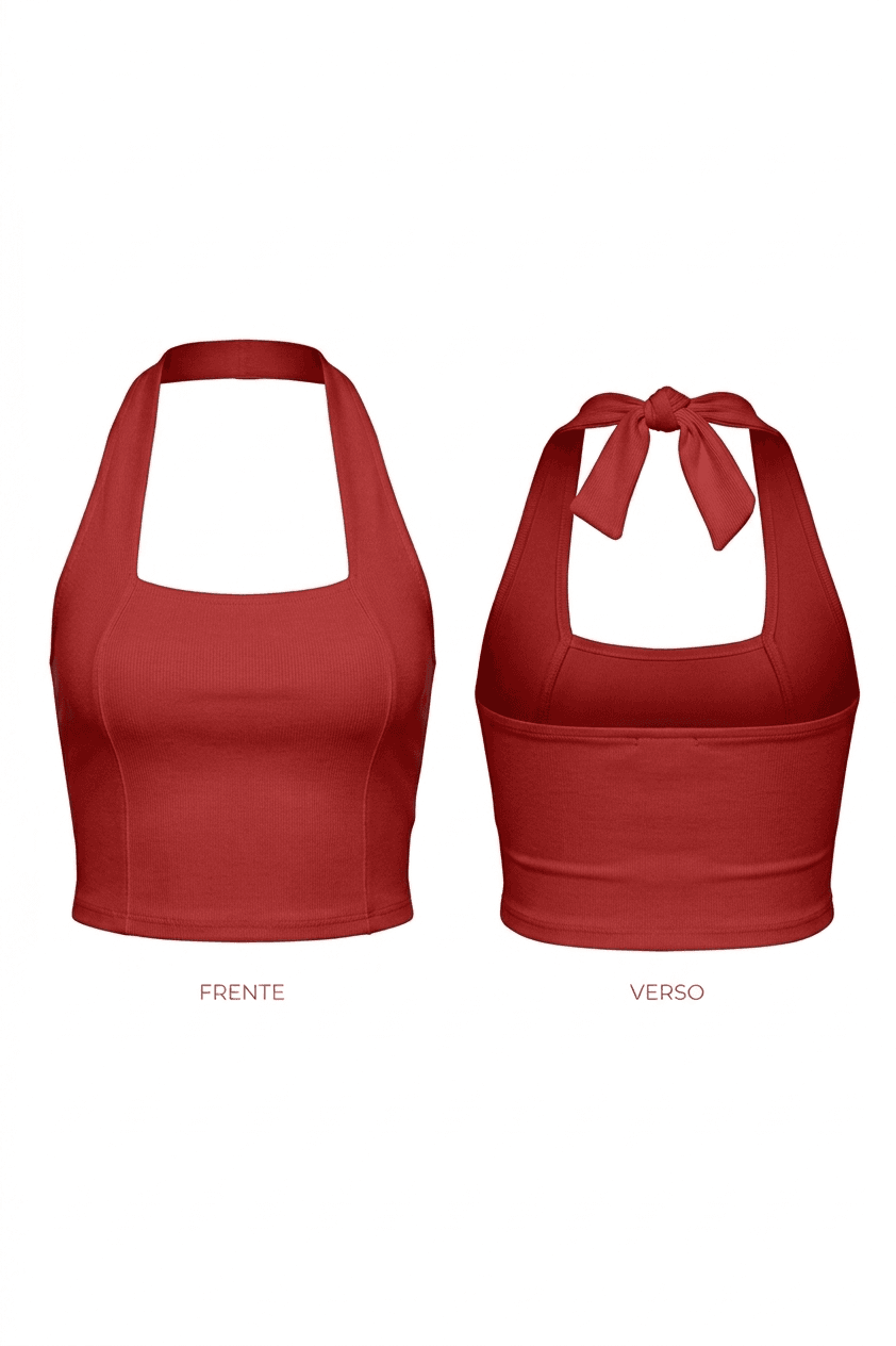 Blusinha Amarração Bordo