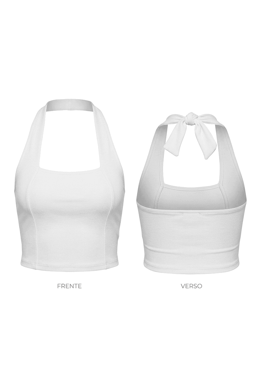 Blusinha Amarração Branco