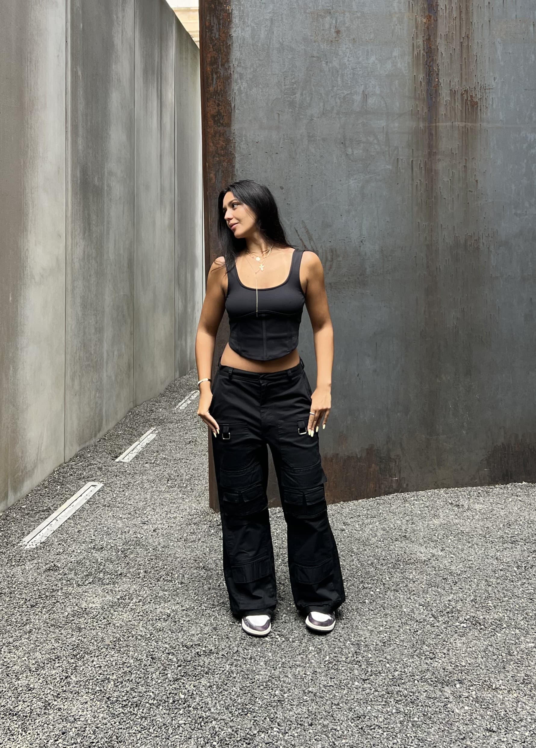 Calça Cargo Flare Core