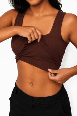 Regata Sculpt Effect Marrom — imagem 2